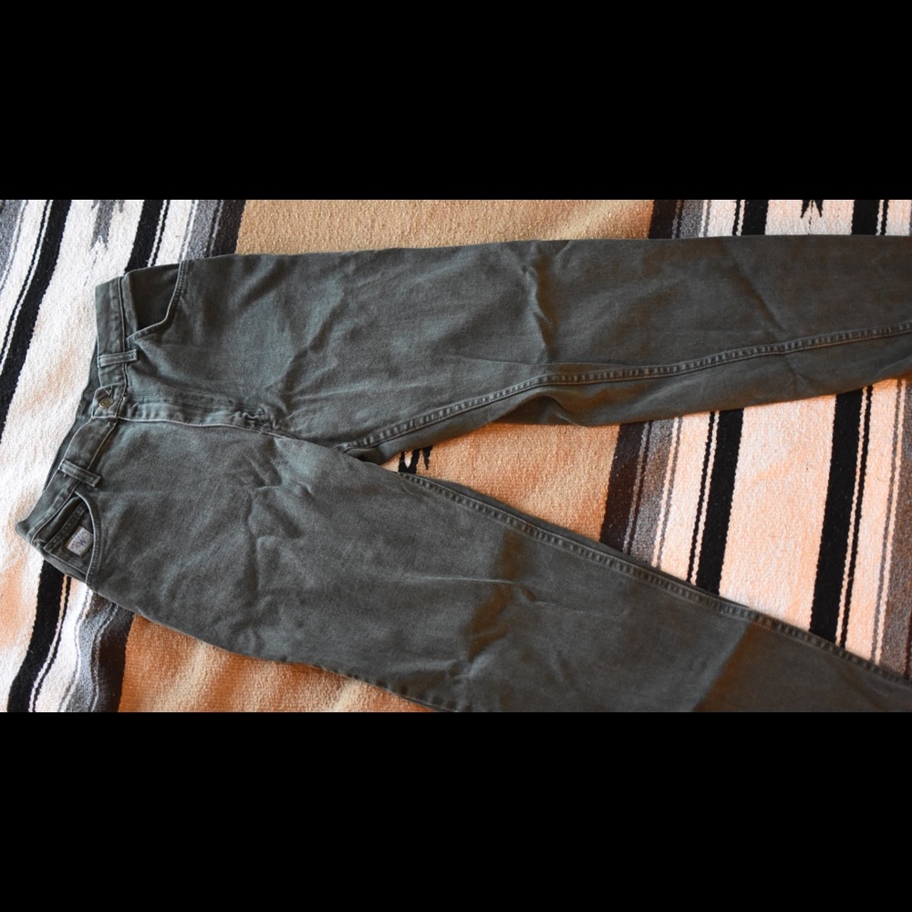 Wrangler green mom jeans